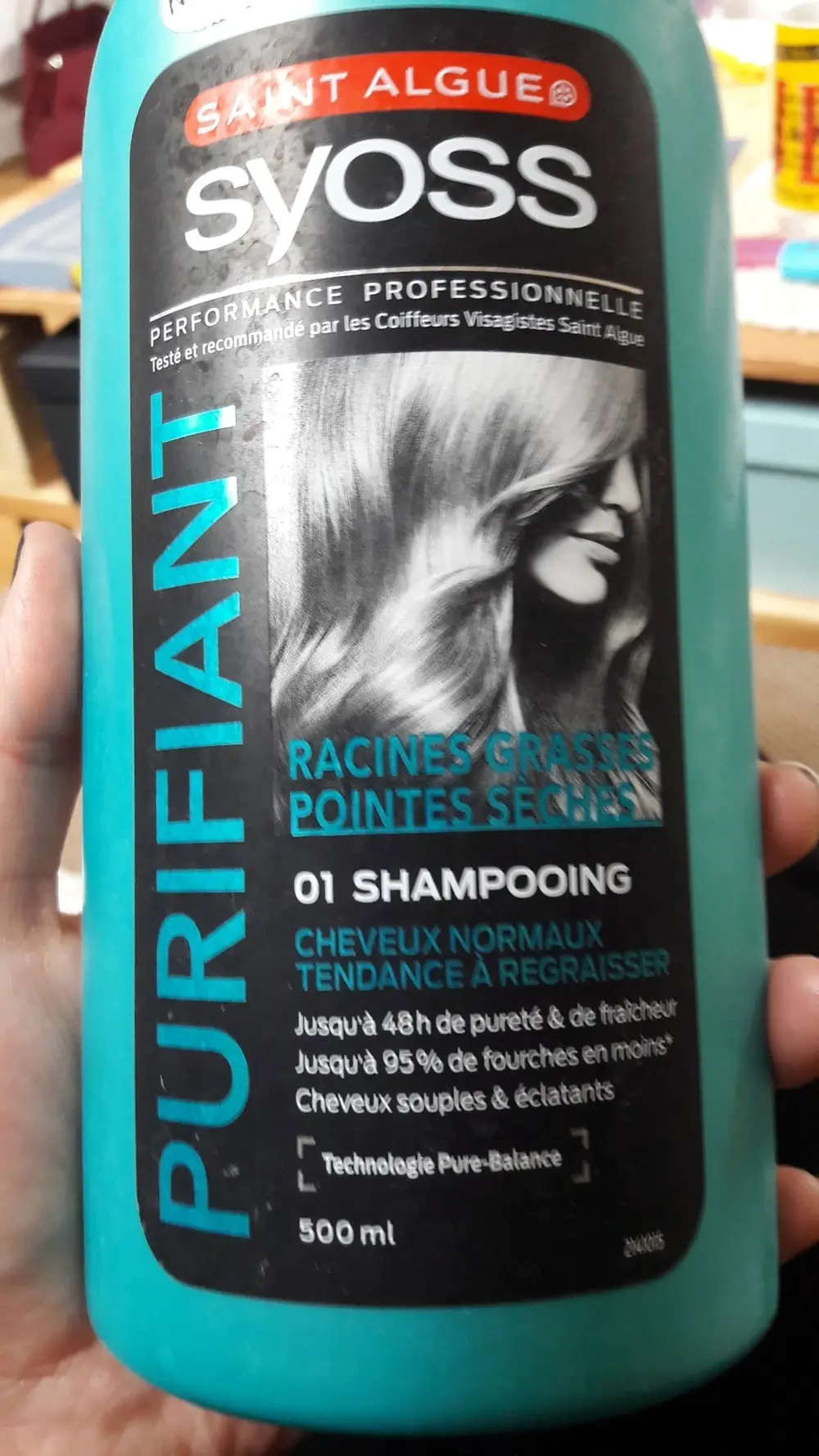 SAINT ALGUE SYOSS - Purifiant - Shampooing racines grasses pointes sèches