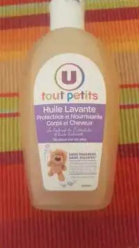 U TOUT PETITS - Huile Lavante - Protectrice et nourrissante