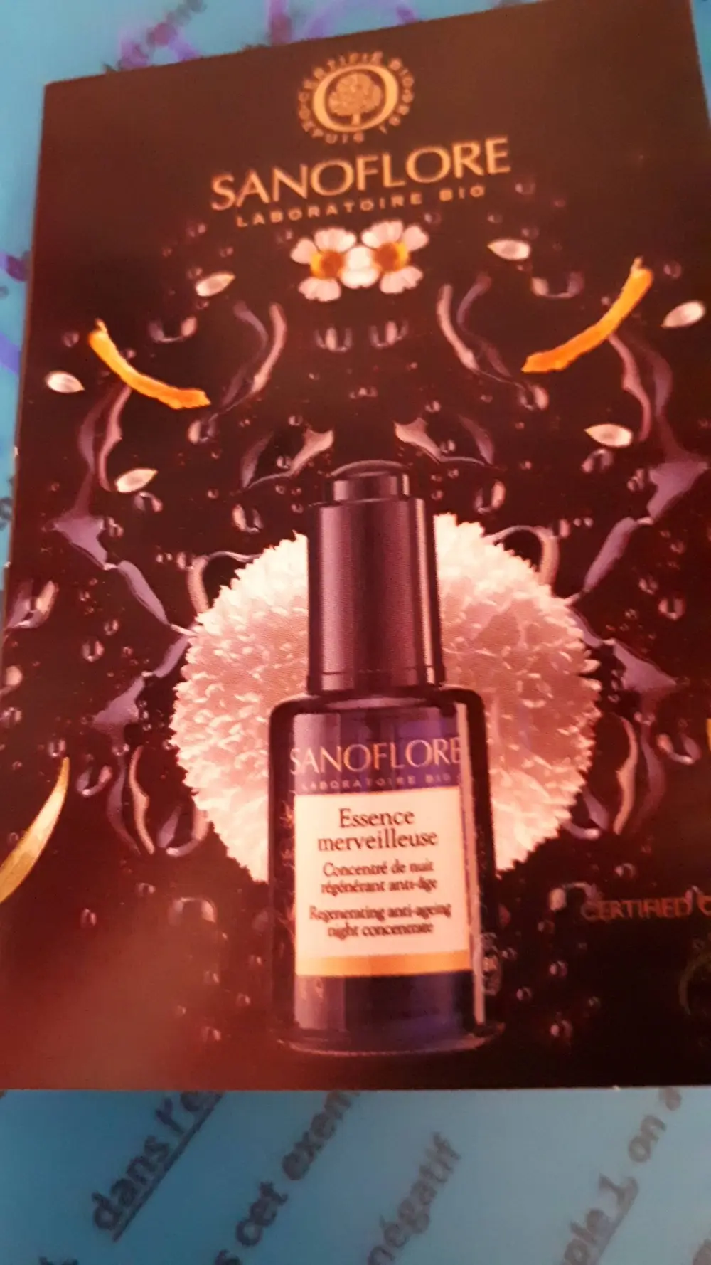 SANOFLORE - Essence merveilleuse - Concentré de nuit régénérant anti-âge