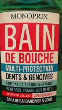 MONOPRIX - Bain de bouche multi-protection dents et gencives