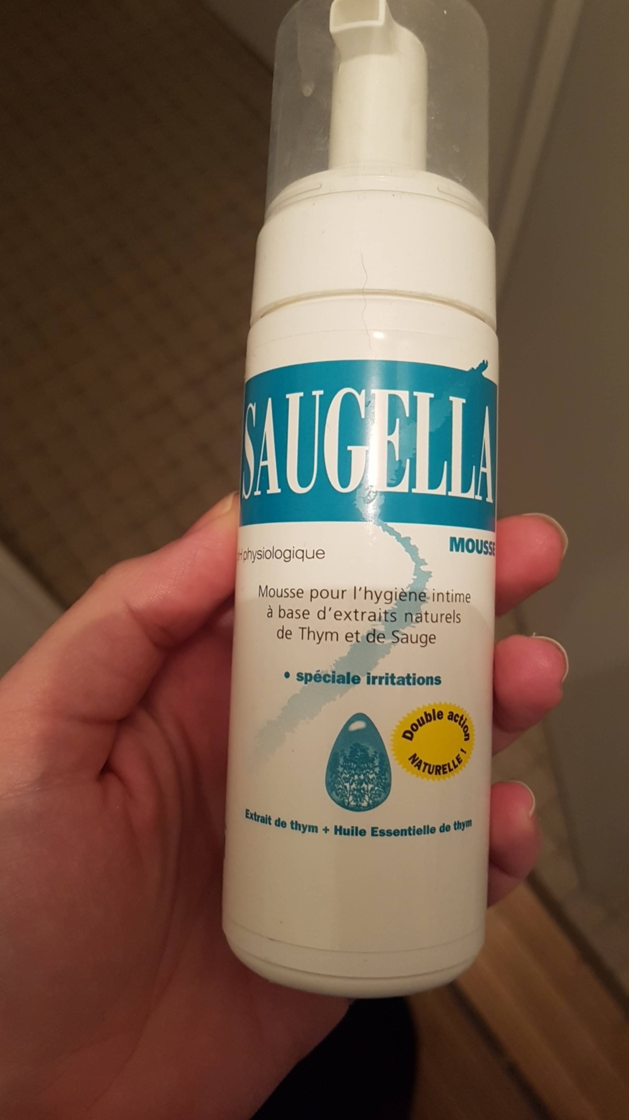 SAUGELLA - Mousse pour l'hygiène intime
