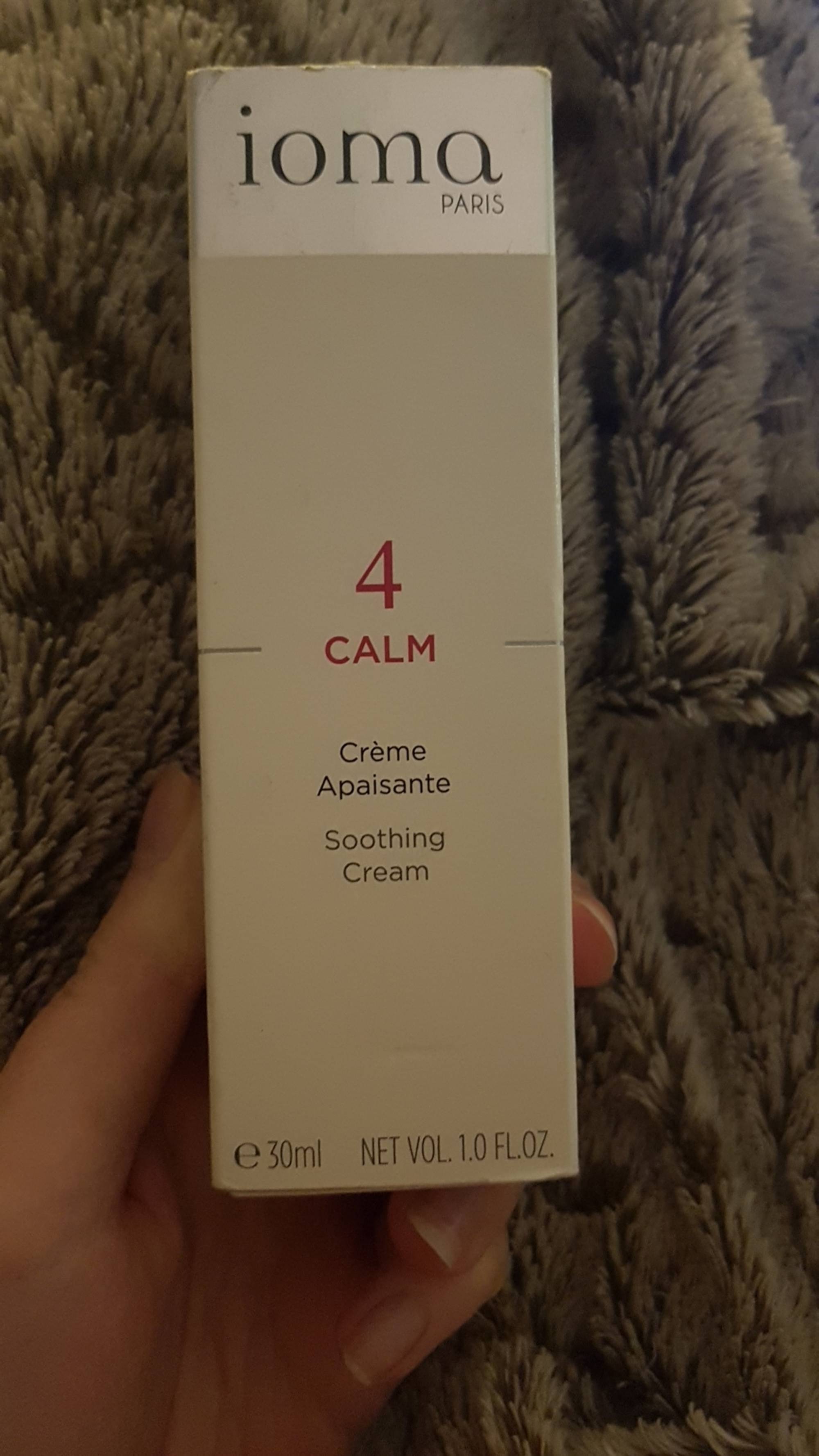 IOMA - 4 calm - Crème apaisante