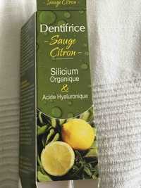 AQUASILICE - Silicium organique - Dentifrice sauge citron