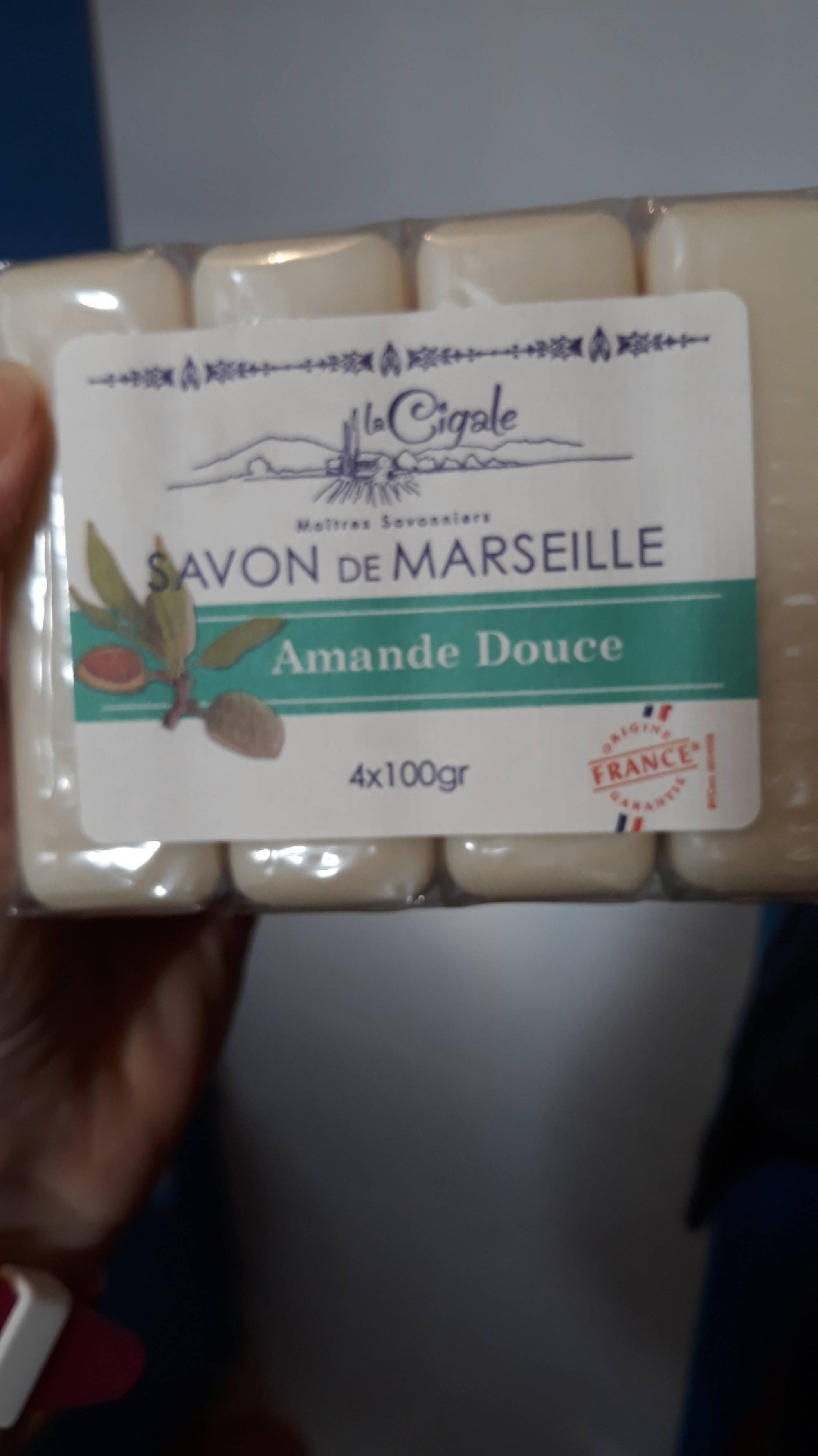 LA CIGALE - Savon de Marseille - Amande douce