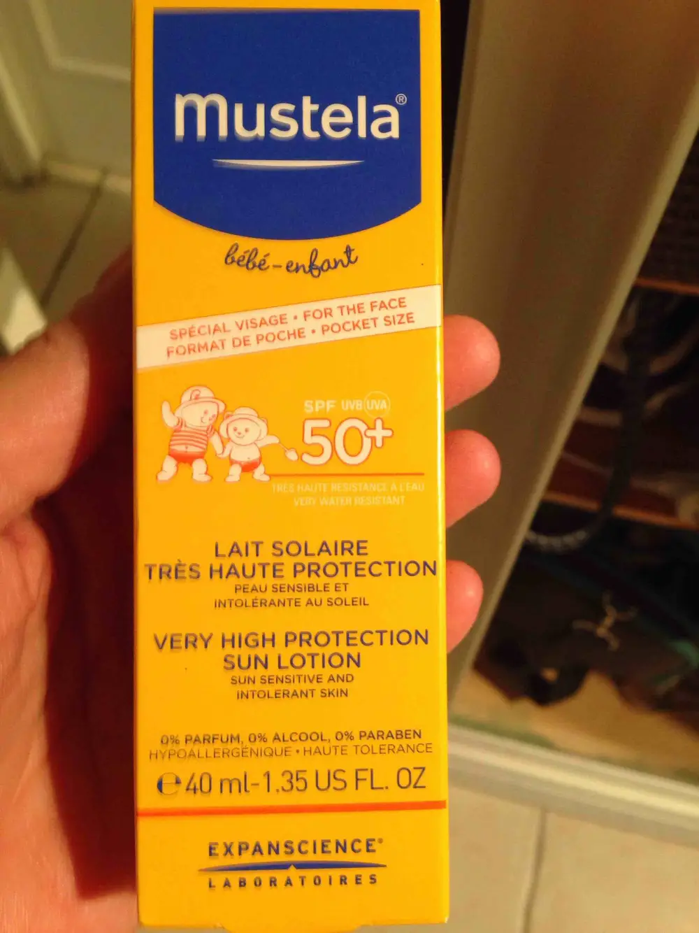 MUSTELA - Bébé-enfant - Lait solaire très haute protection SPF 50+