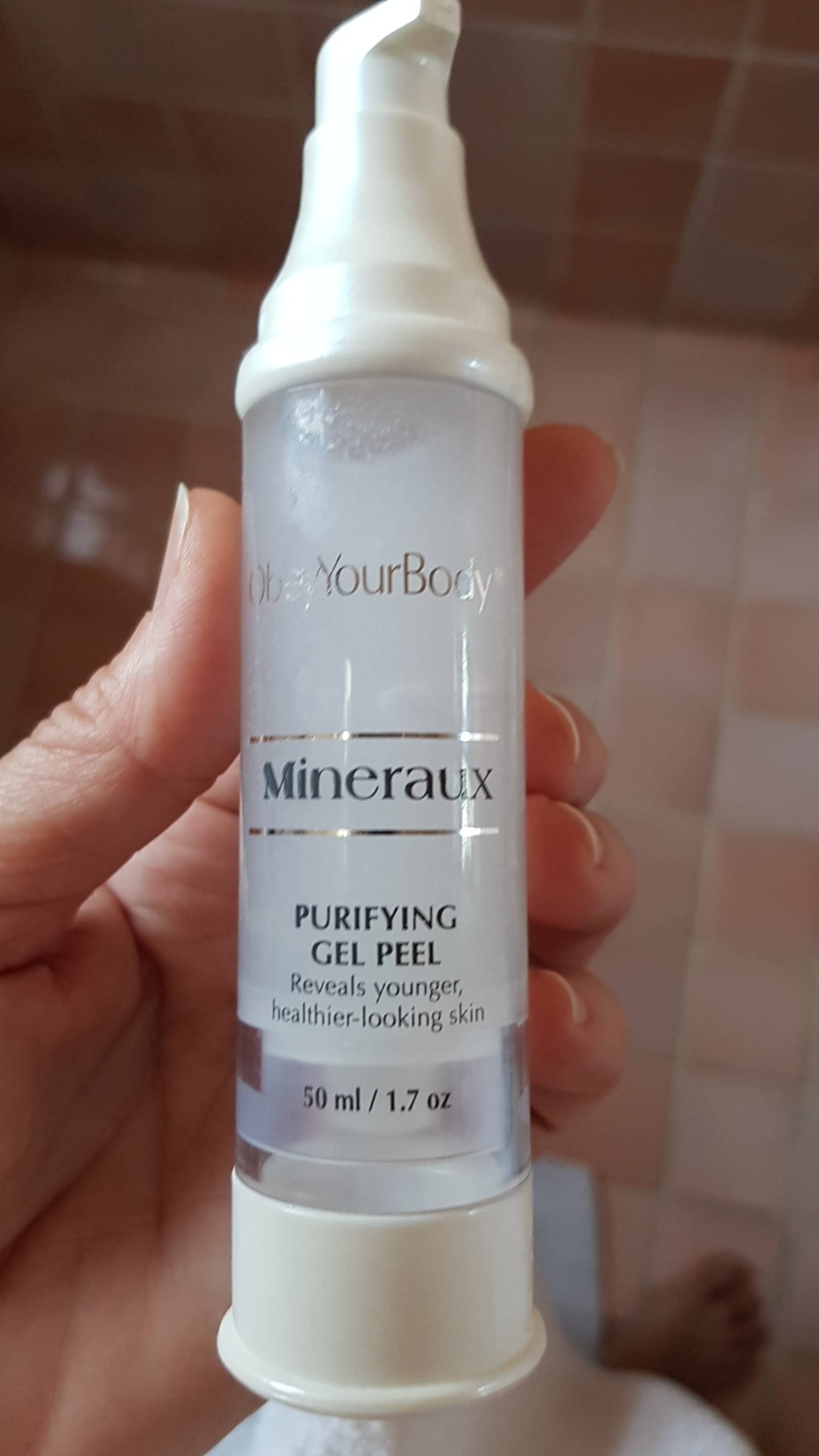 OBEY YOUR BODY - Mineraux - Purifying gel peel