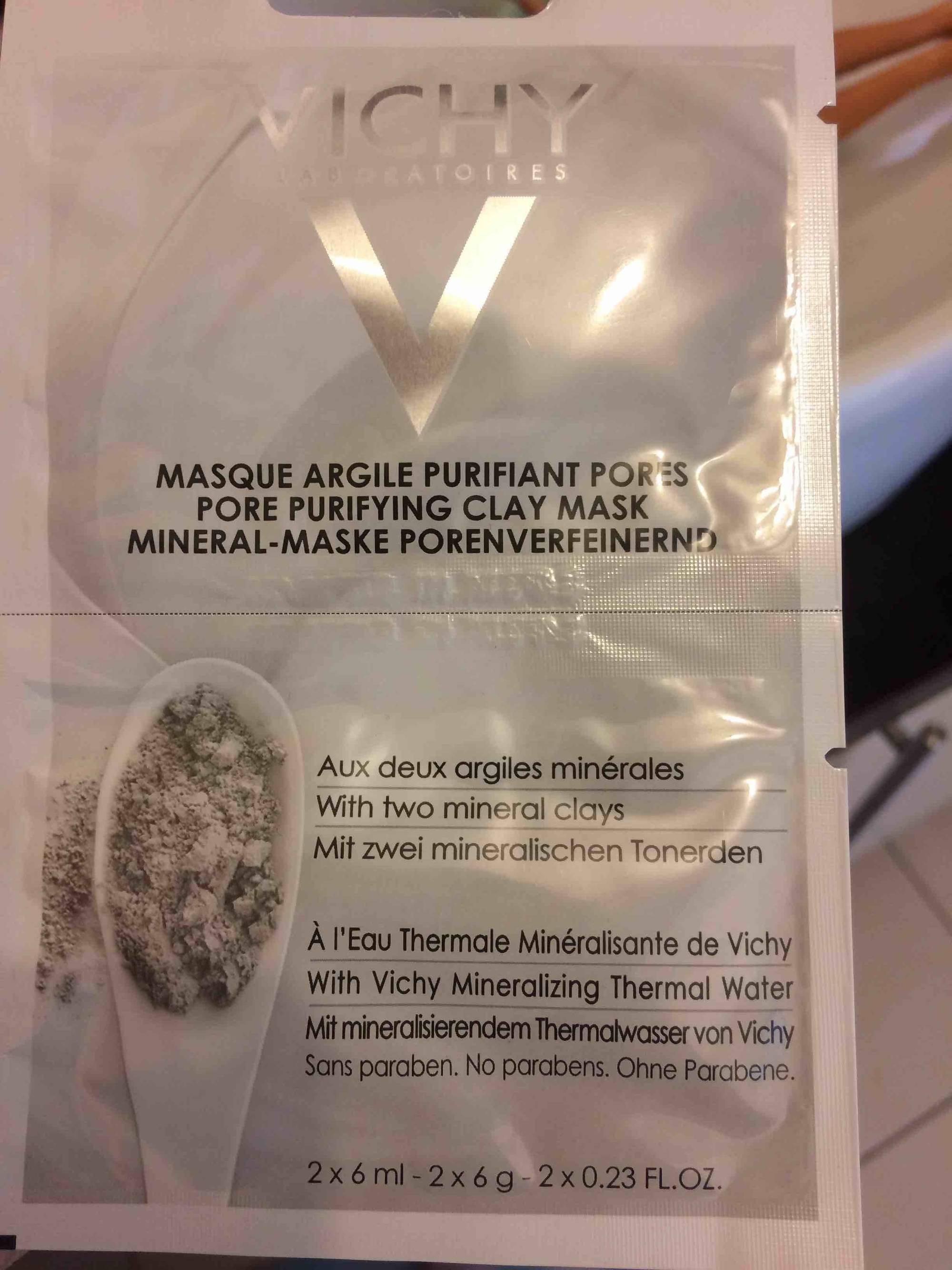 VICHY - Masque argile purifiant pores