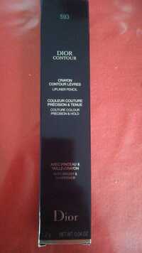 DIOR - Dior contour - Crayon contour lèvre 593 brun figue