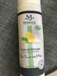 MESSÉGUÉ - Silhouette - Huile de massage bio