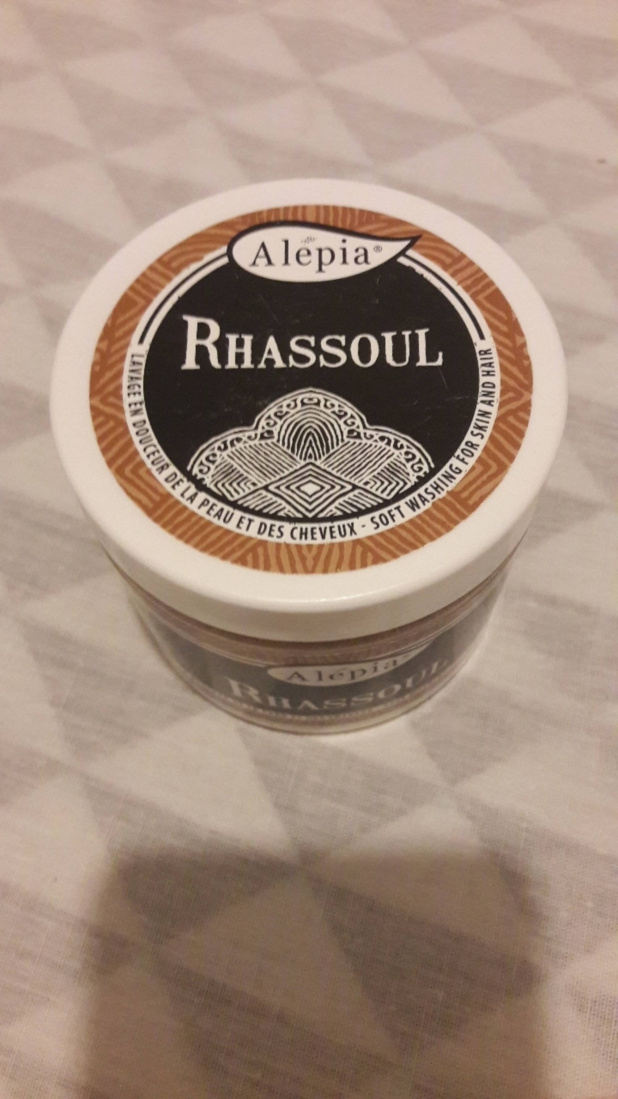 ALEPIA - Rhassoul - Lavage en douceur de la peau et des cheveux