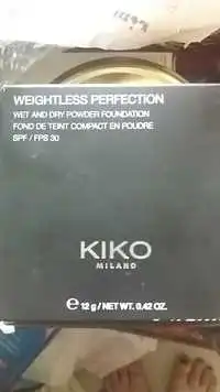 KIKO - Weightless perfection - Fond de teint compact en poudre