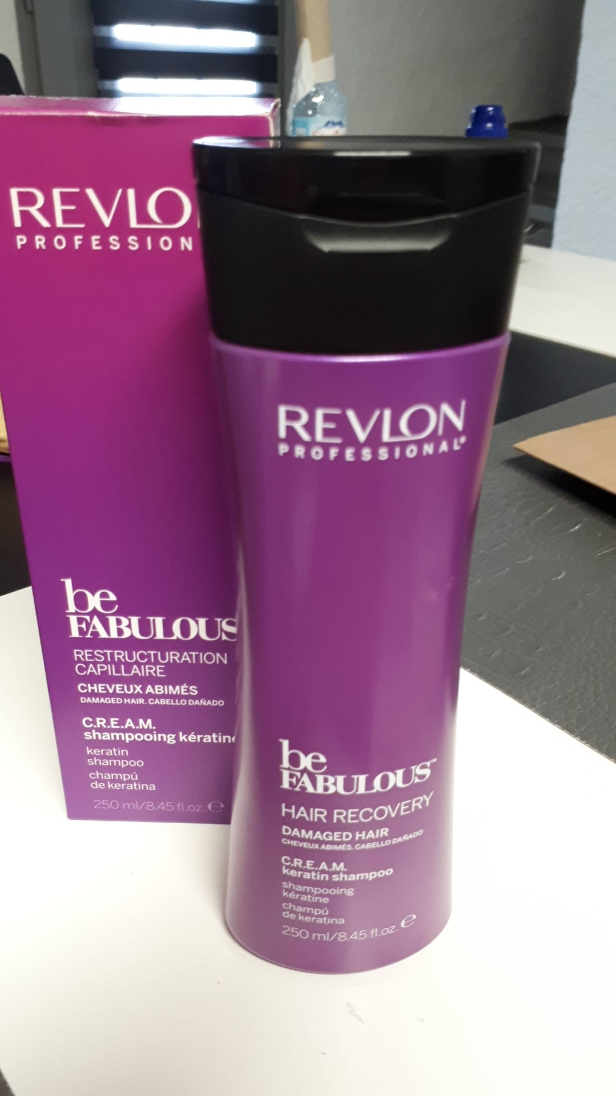 REVLON - Be fabulous - C.R.E.A.M. Shampooing kératine