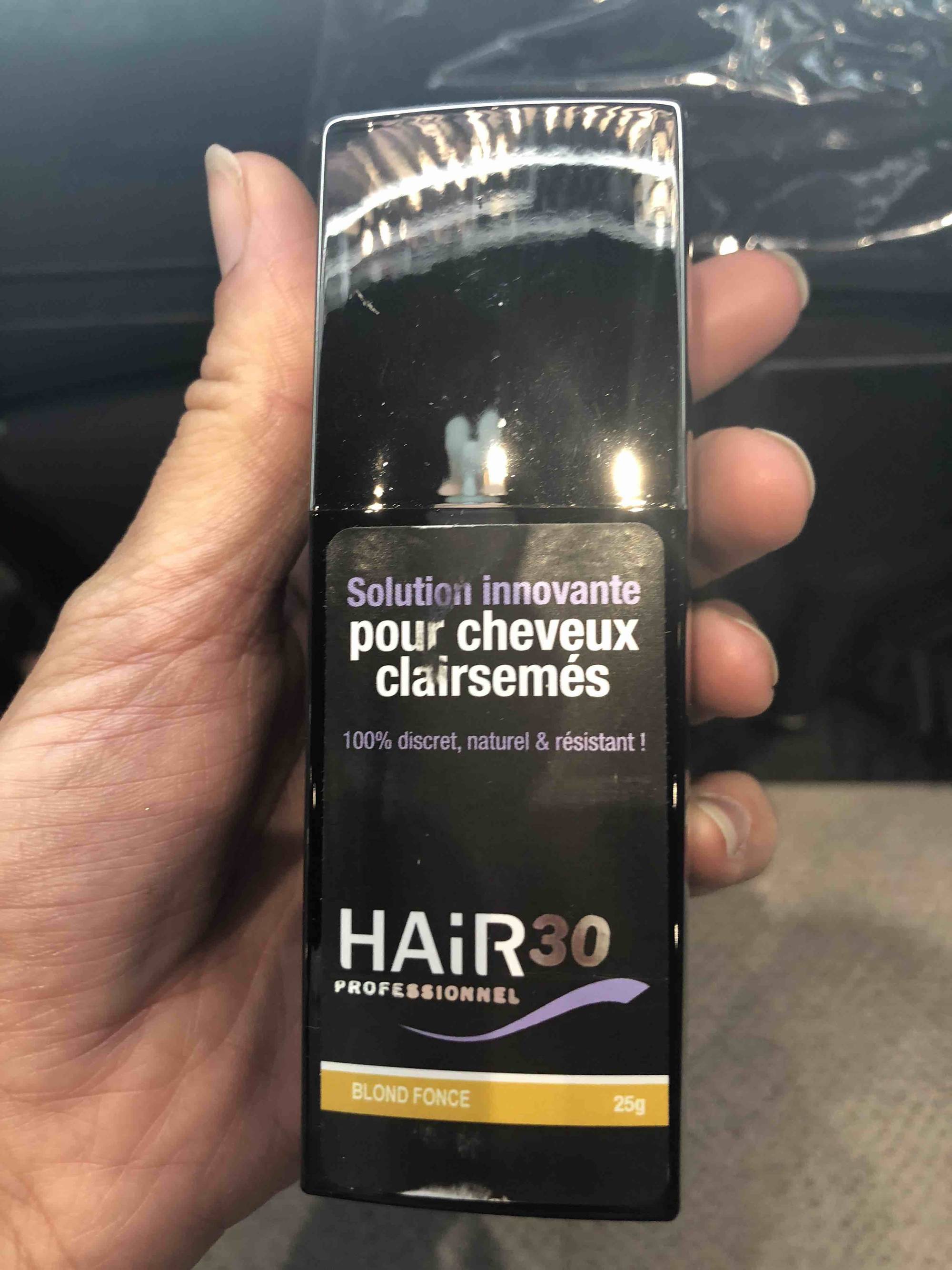 HAIR 30 - Solution innovante pour cheveux clairsemés