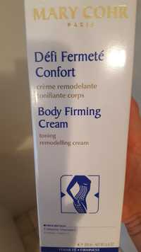MARY COHR - Défi Fermeté Confort - Crème remodelante tonifiante corps