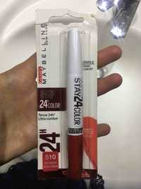 GEMEY MAYBELLINE - Super stay 24h color 510 rouge passion -  Baume confort