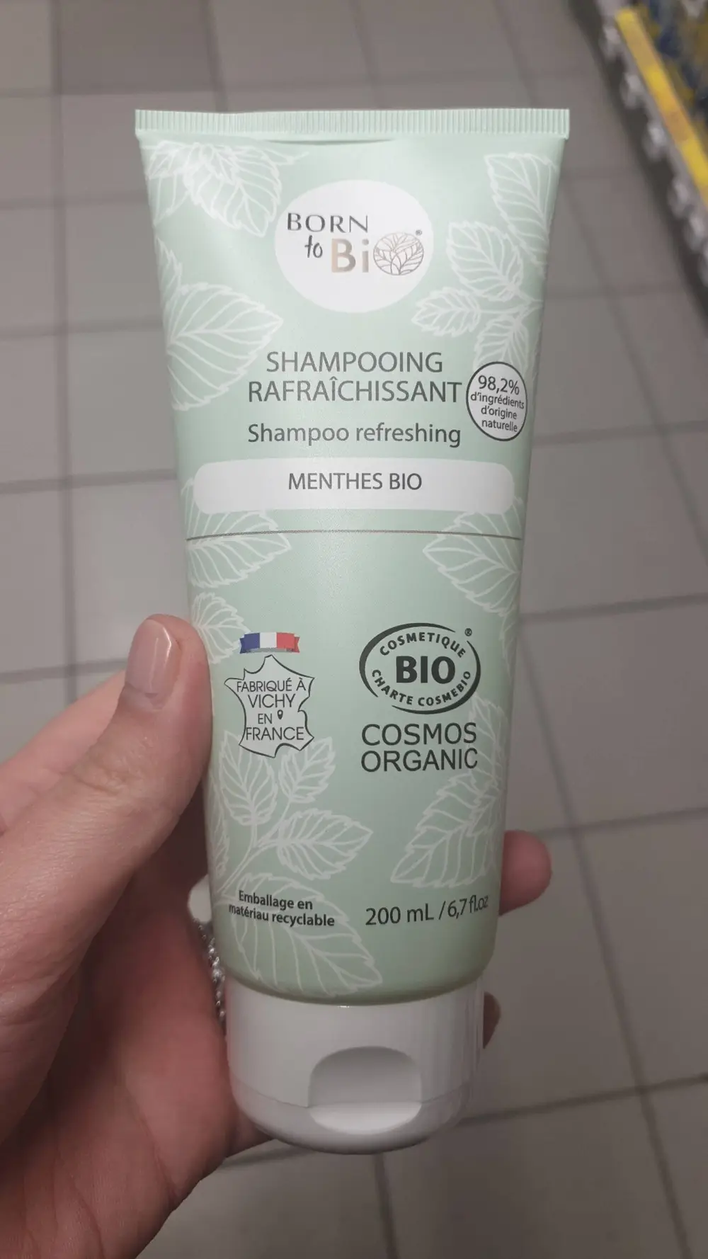 BORN TO BIO - Shampooing rafraîchissant - Menthes