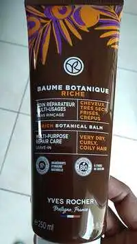 YVES ROCHER - Baume botanique riche