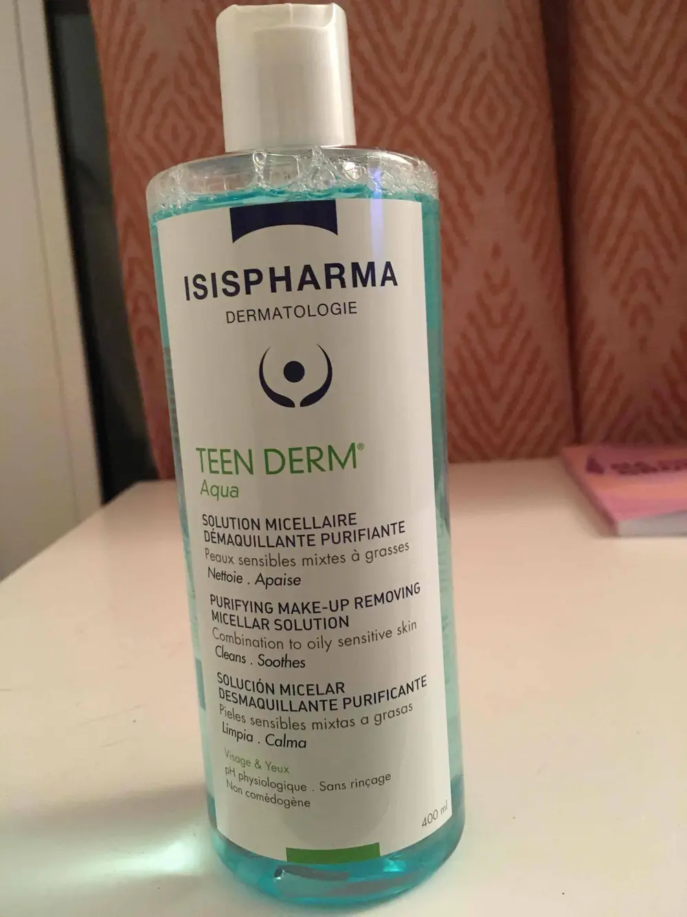 ISIS PHARMA - Teen derm - Solution micellaire démaquillante purifiante