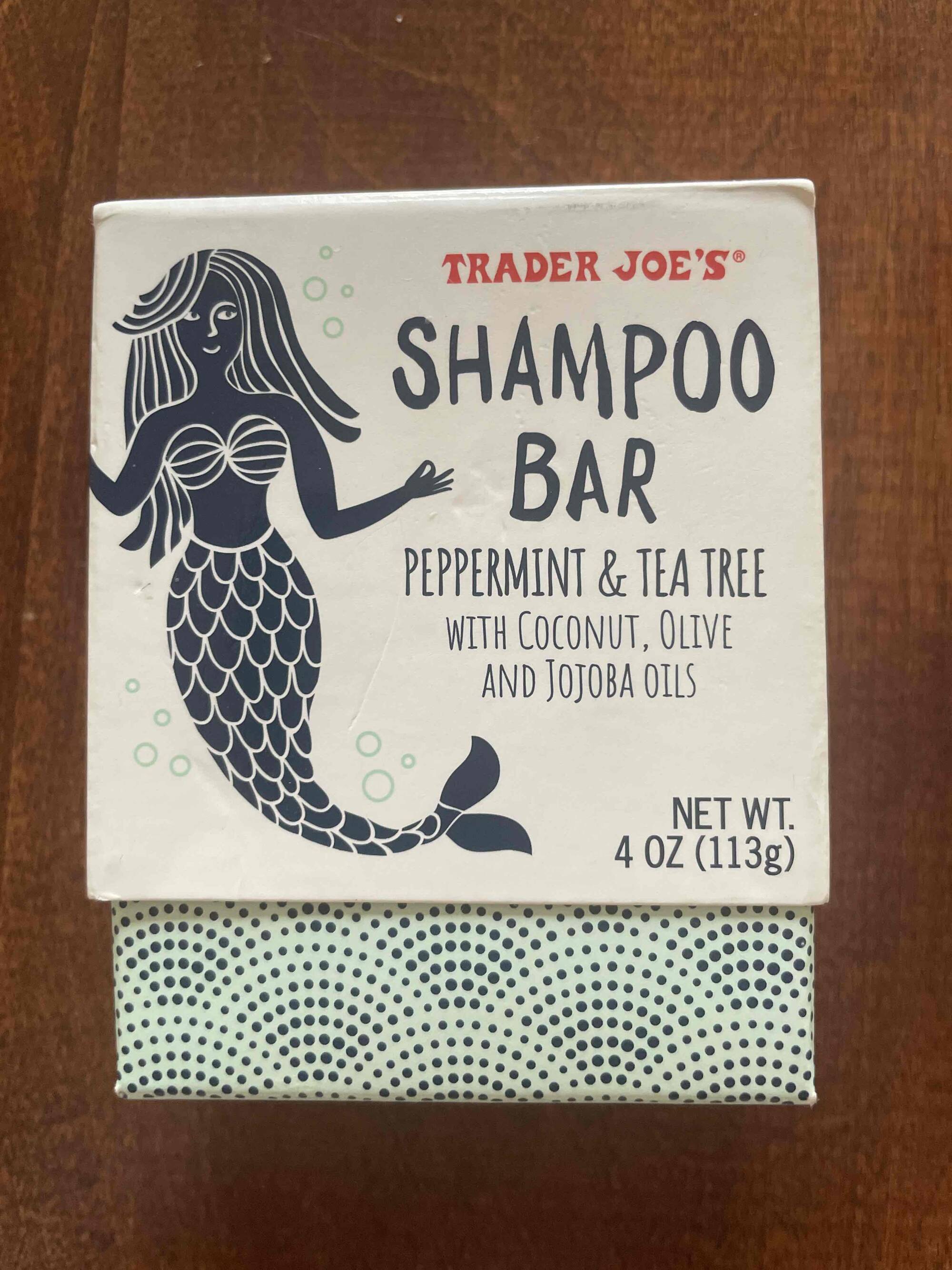 TRADER JOE'S - Shampoo bar pippermint & tea tree