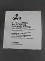 AVRIL - Savon à raser multi-usages saponifié à froid