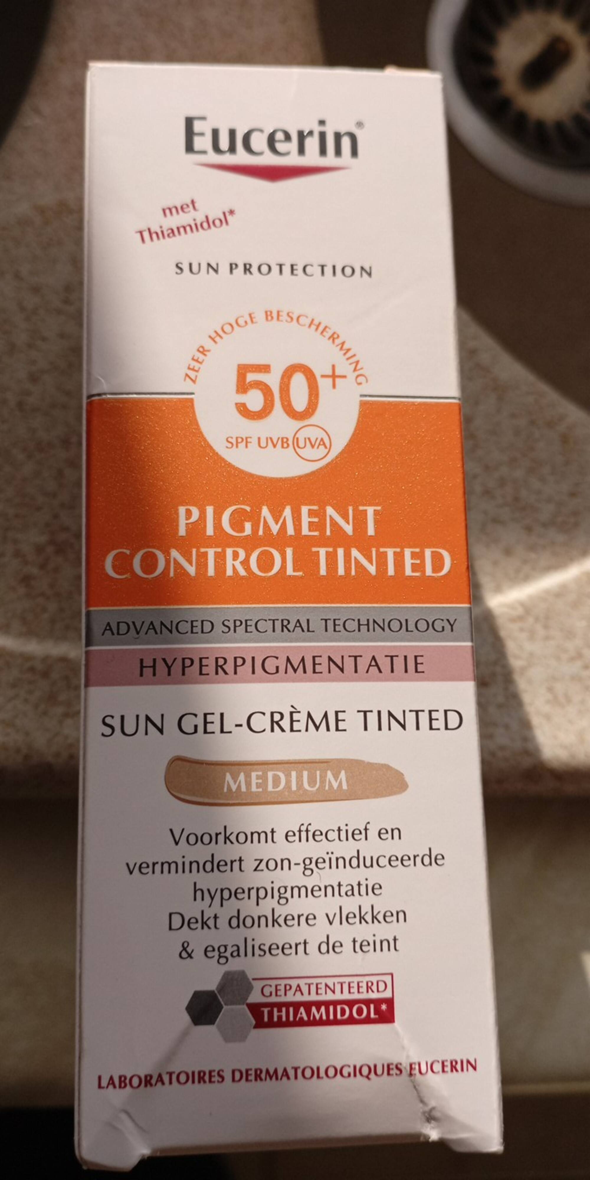 EUCERIN - Pigment control tinted - Sun gel-crème tinted