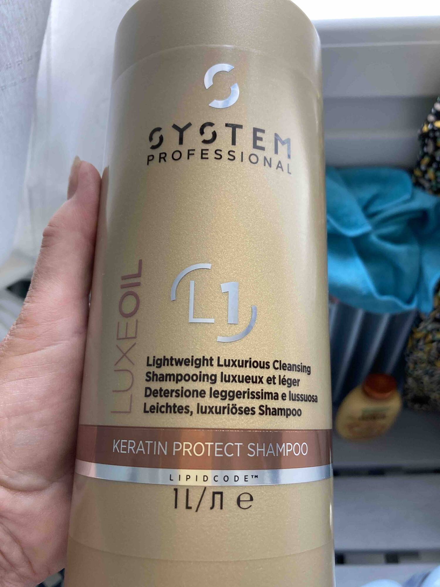 SYSTEM PROFESSIONAL - Luxe oil L1 - Shampooing luxueux et léger