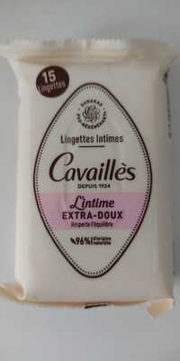 CAVAILLES - L'intime extra-doux - 15 Lingettes intimes