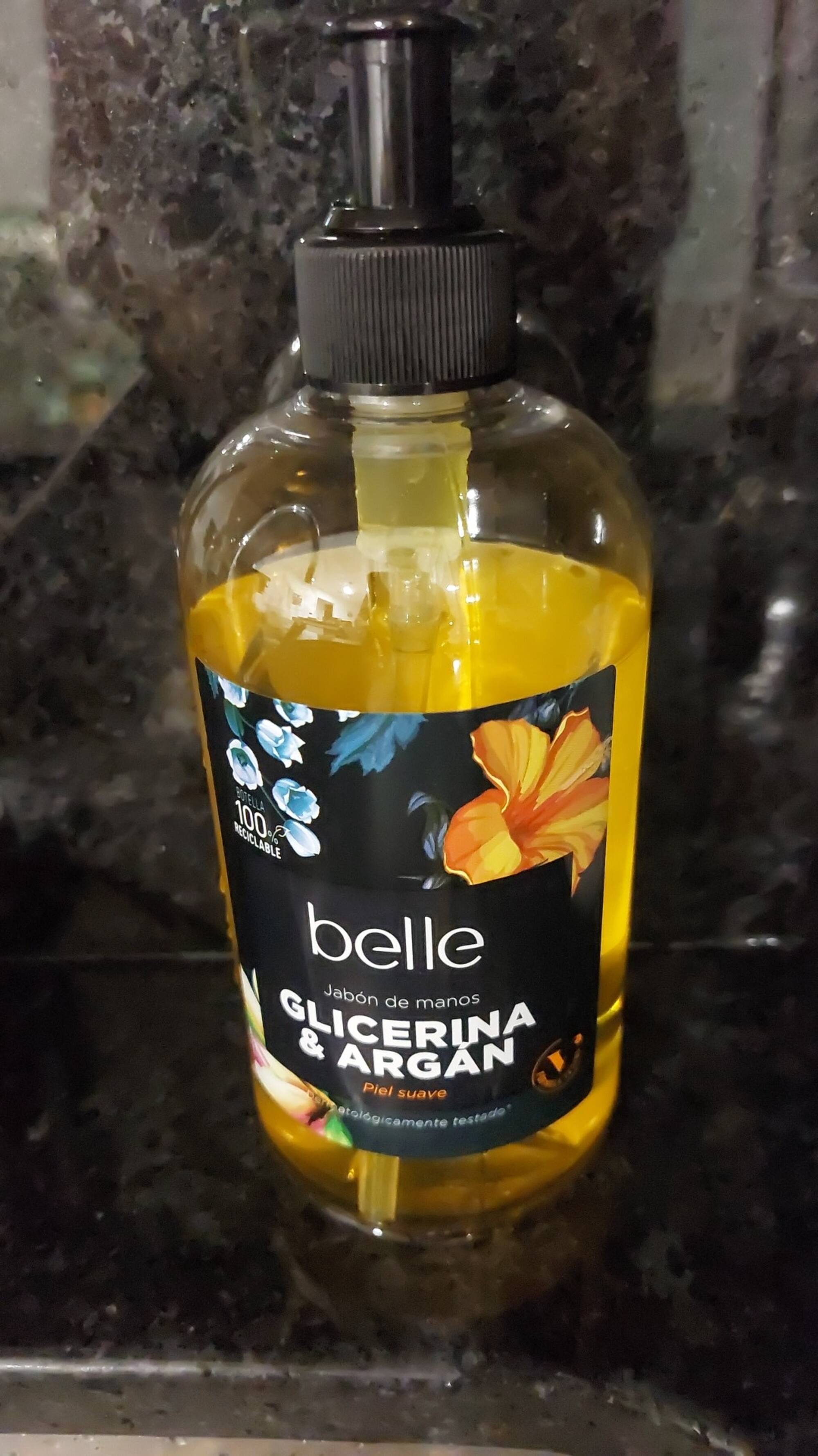 BELLE - Jabón de manos glicerina & argan 