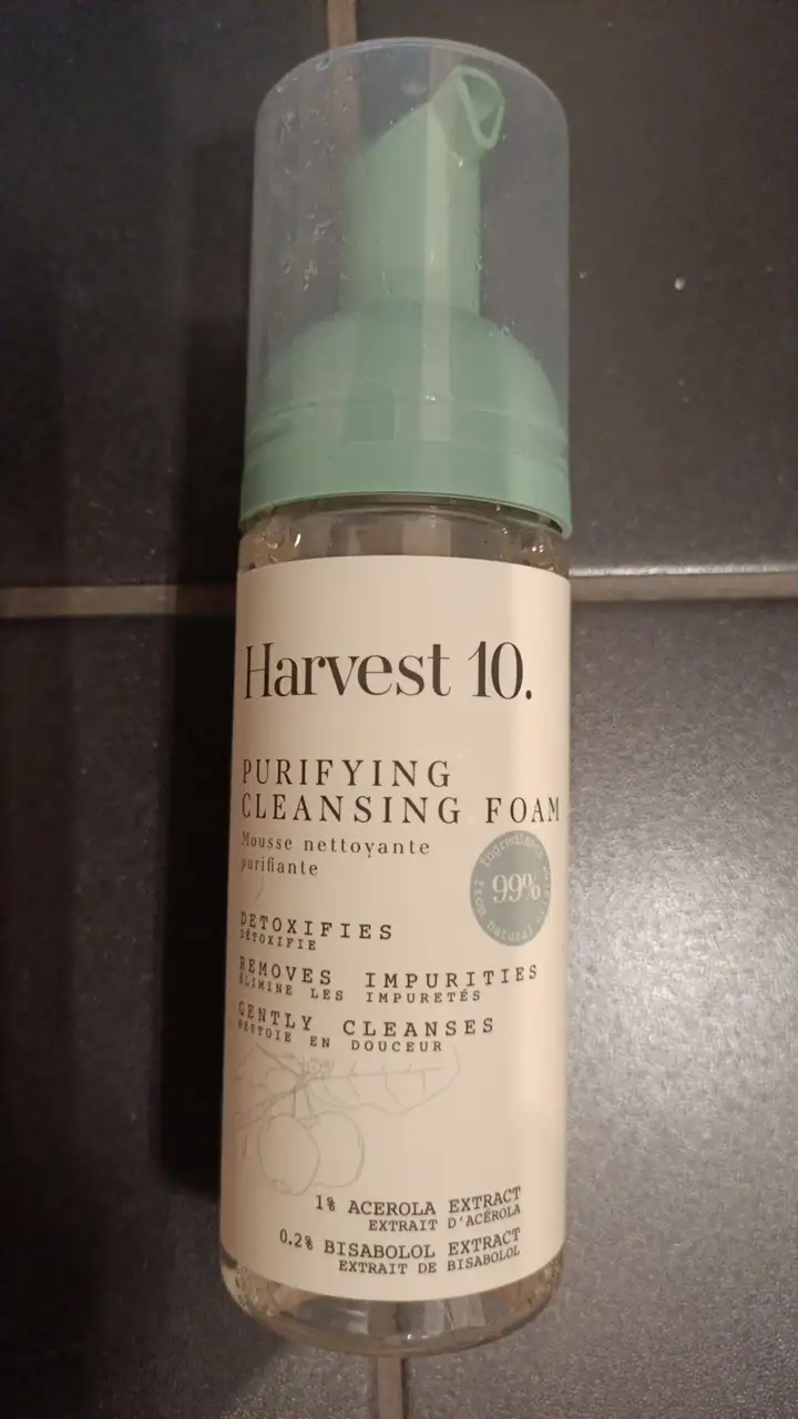 HARVEST 10. - Mousse nettoyante purifiante