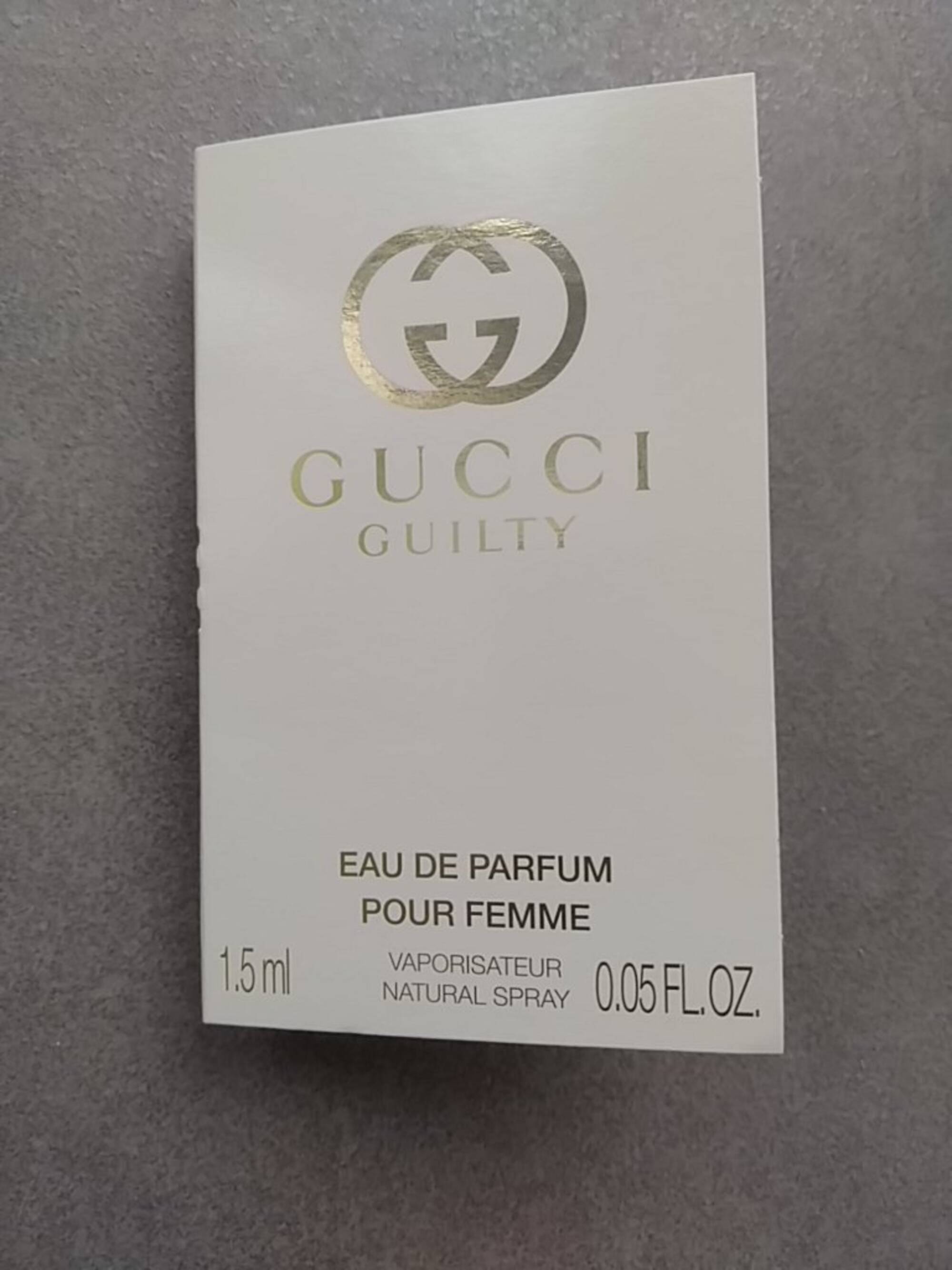 GUCCI GUILTY - Eau de parfum por femme- vaporisateur natural  spray