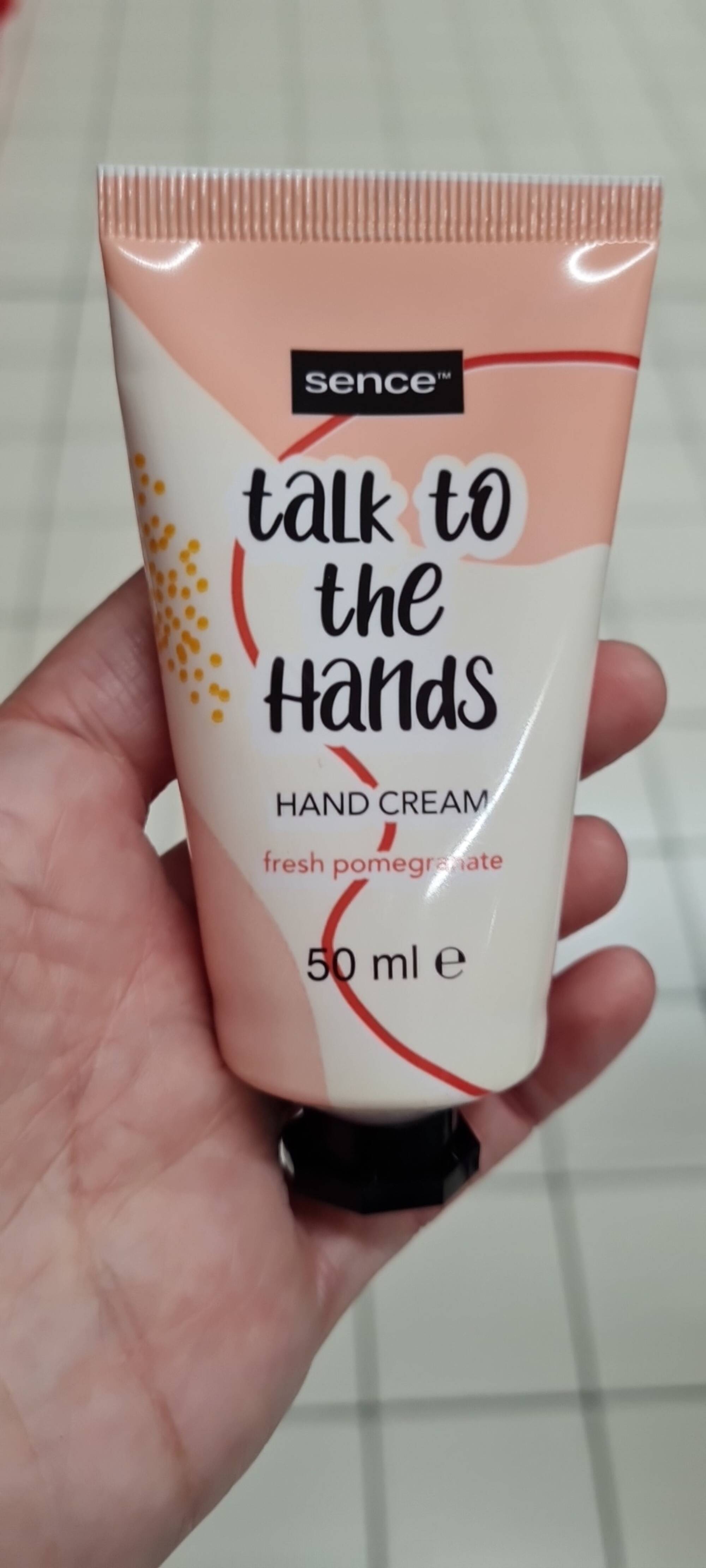 SENCE - Talk to the hands - Hand cream