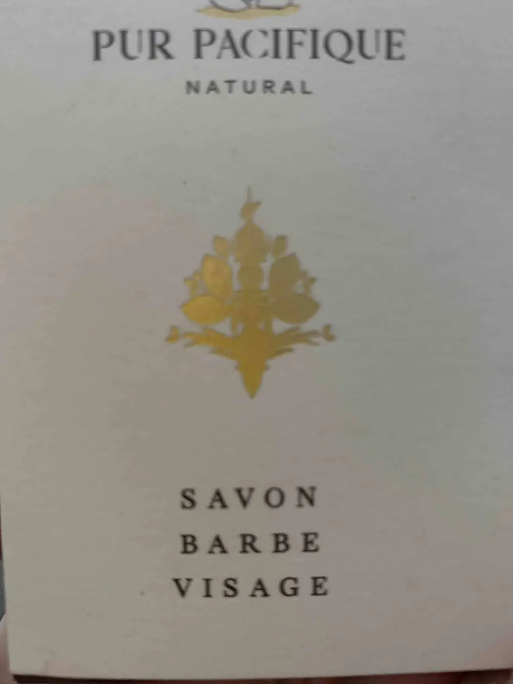 PUR PACIFIQUE - Natural - Savon barbe visage