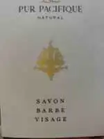 PUR PACIFIQUE - Natural - Savon barbe visage