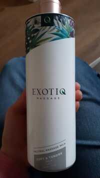 EXOTIQ - Neutral massage milk
