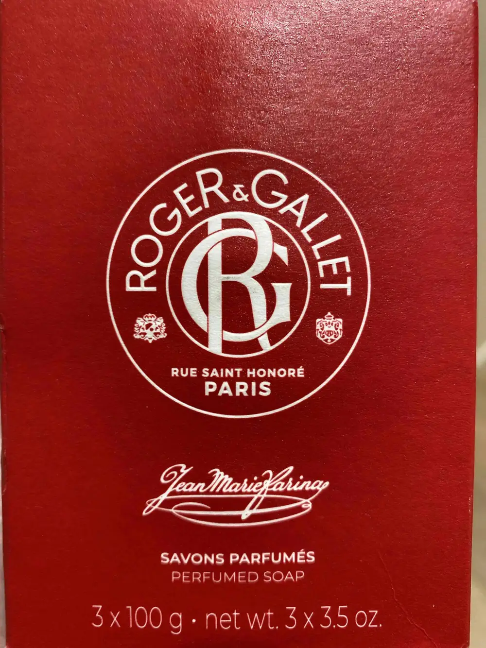 ROGER & GALLET - Jean Marie Farina - 3 Savon parfumés