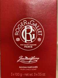 ROGER & GALLET - Jean Marie Farina - 3 Savon parfumés