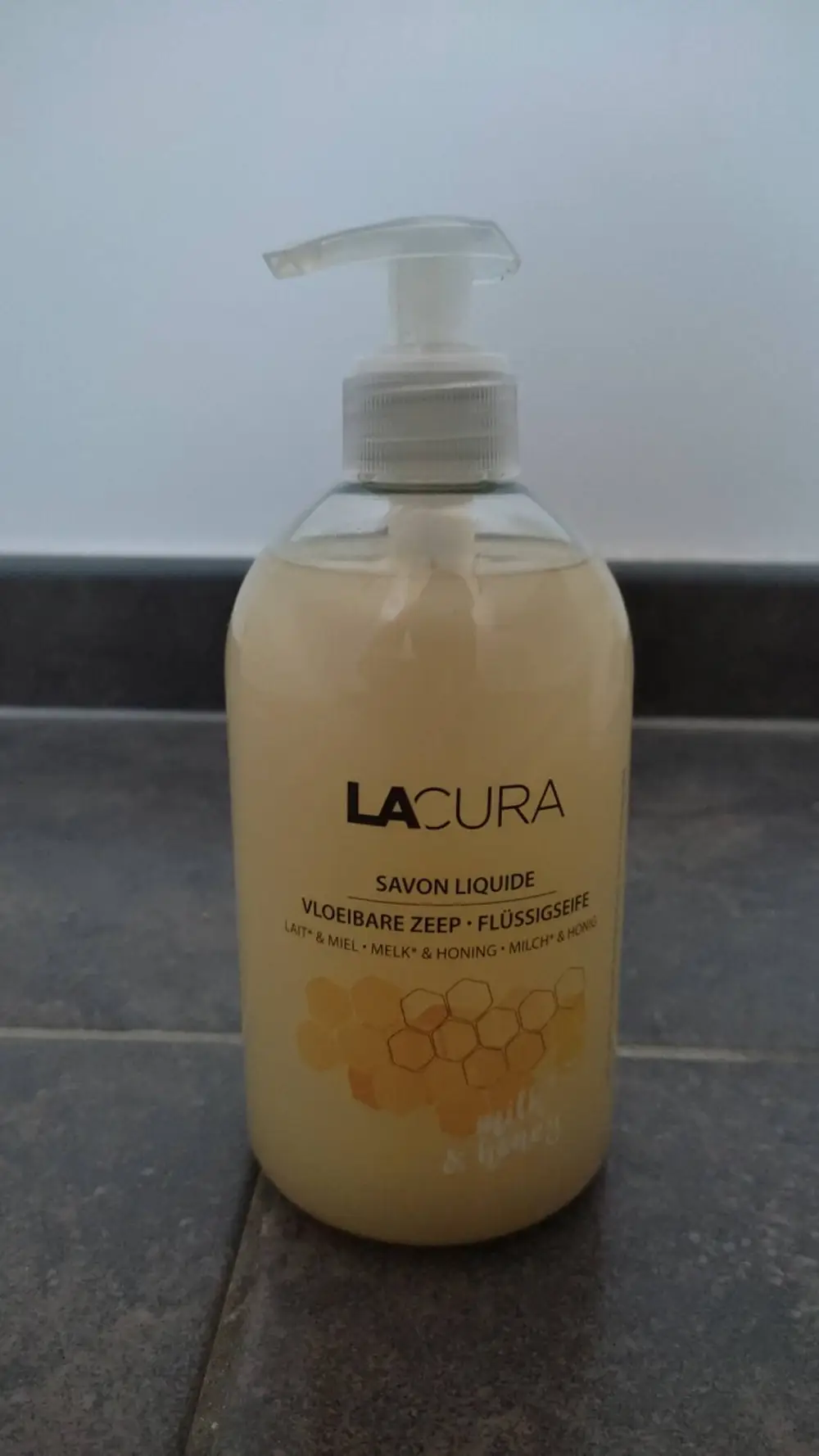 LACURA - Savon liquide lait et miel