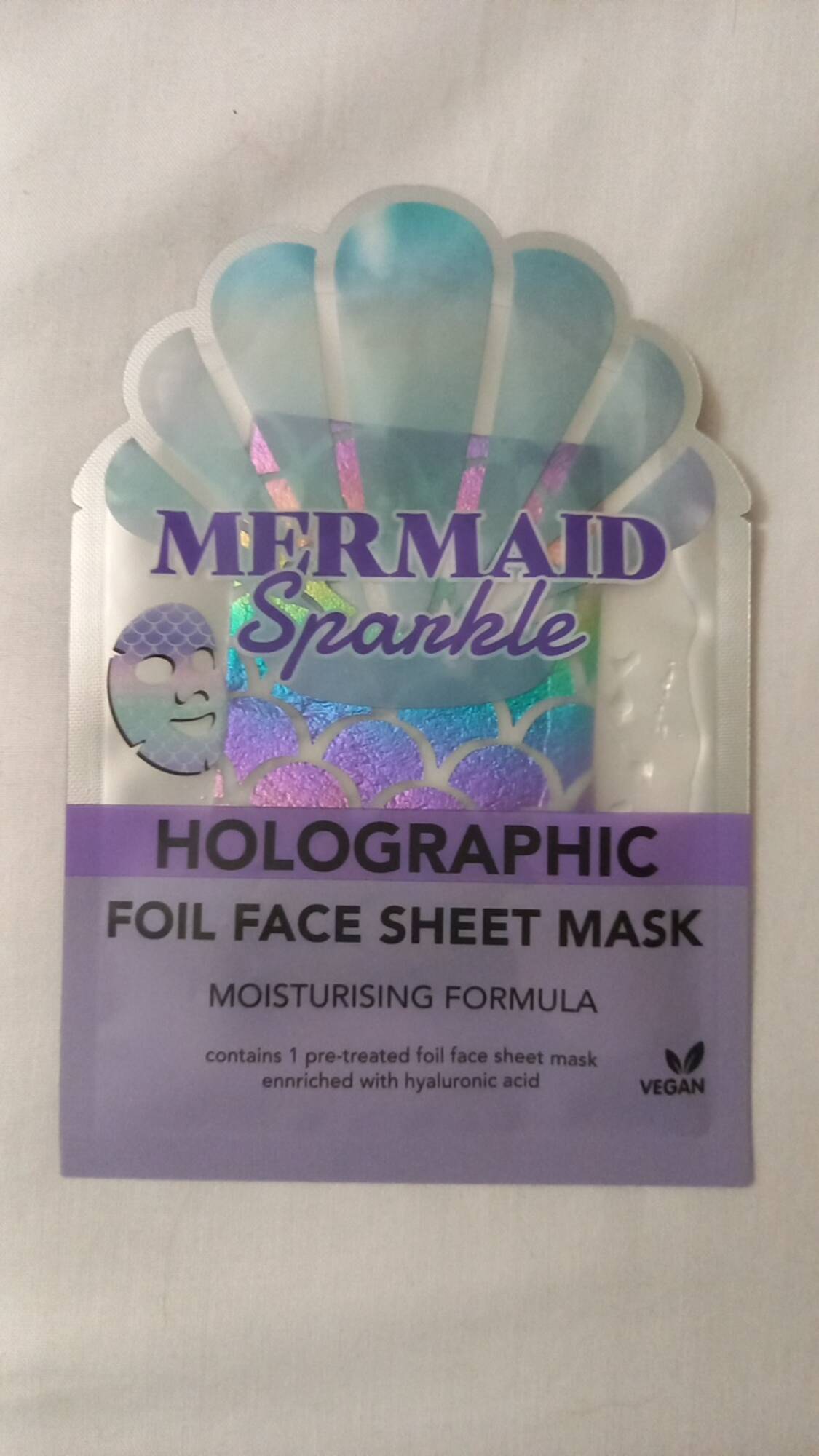 MAXBRANDS - Mermaid holographic - Foil face sheet mask