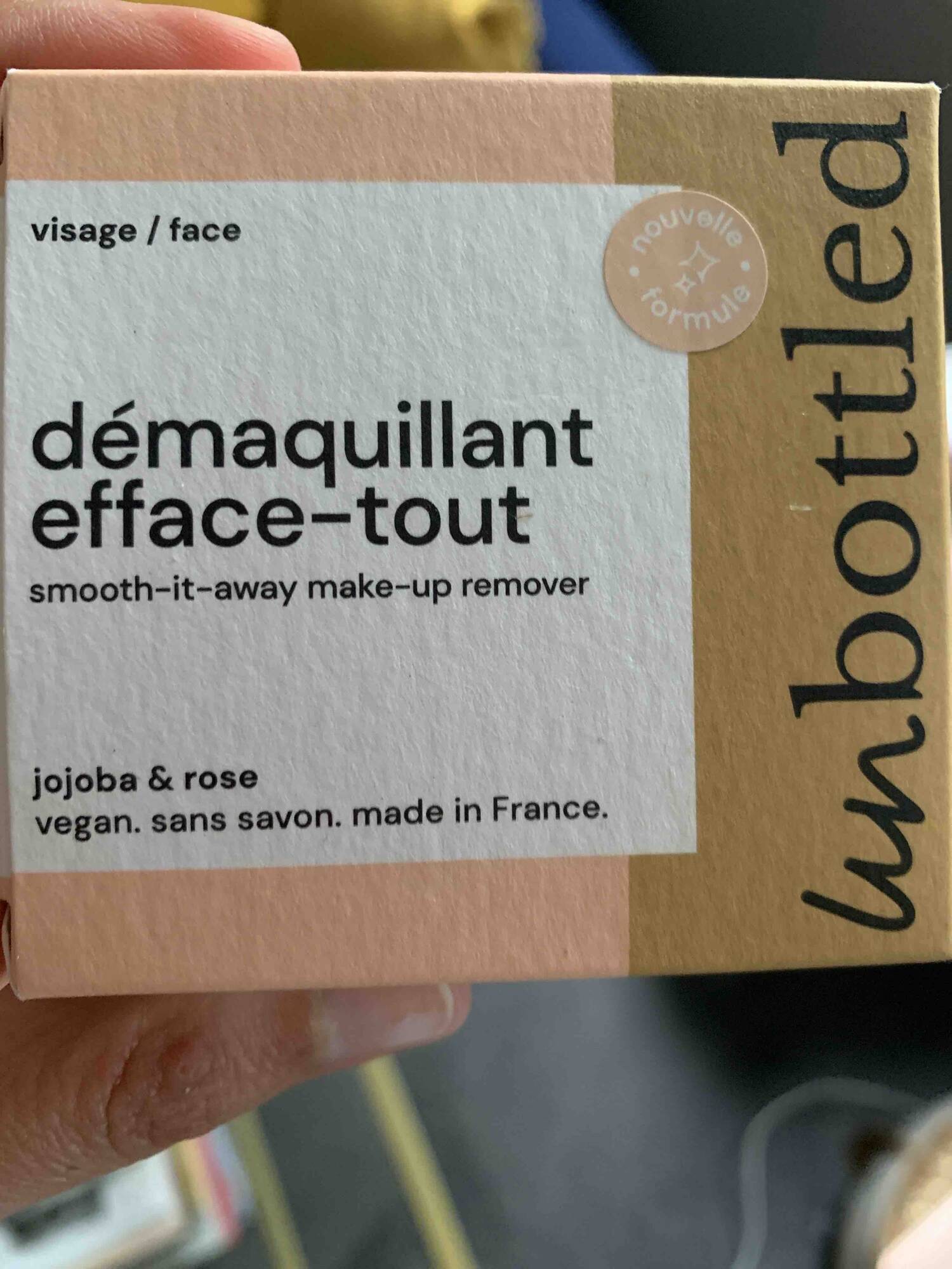 UN BOTTLED - Démaquillant efface-tout 