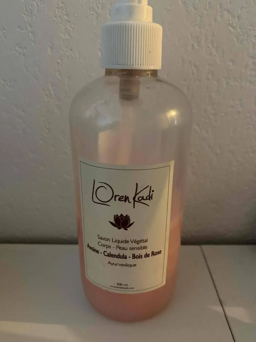 LOREN KADI - Savon liquide végétal avoine calendula et bois de rose