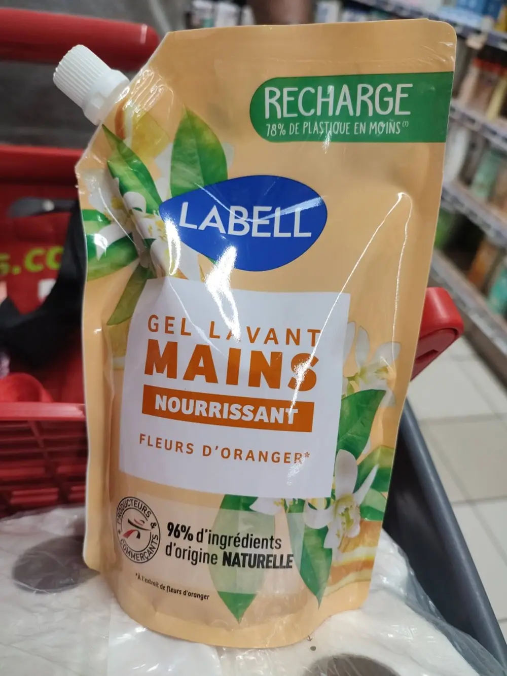 LABELL - Gel lavant mains nourrissant fleurs d'oranger