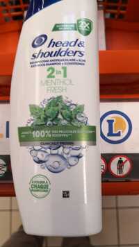HEAD & SHOULDERS - Shampooing antipelliculaire menthol fresh