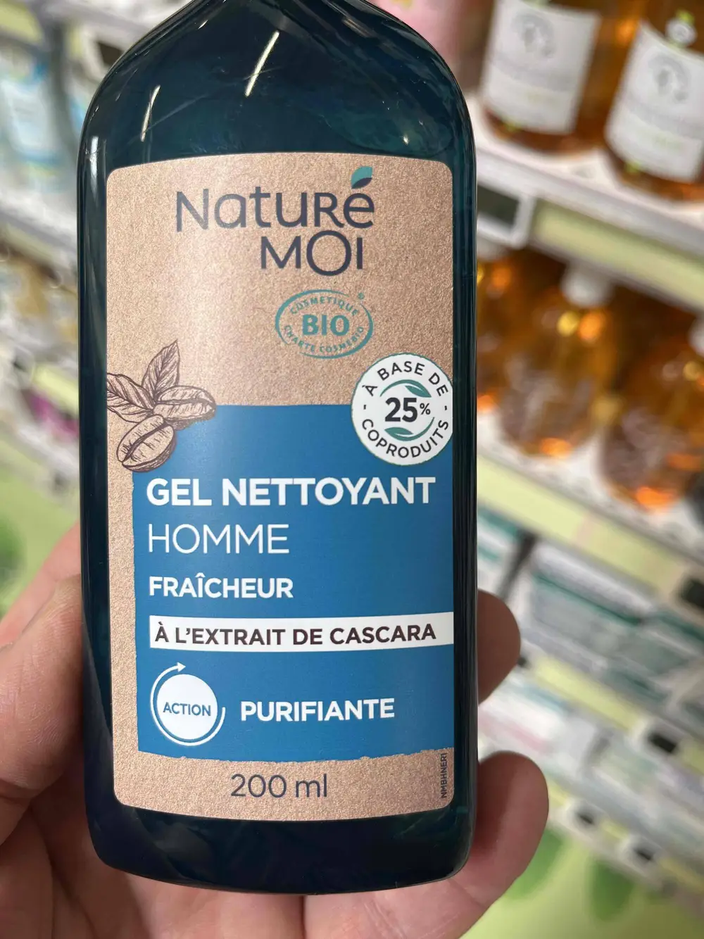 NATURÉ MOI  - Gel nettoyant homme fraîcheur 