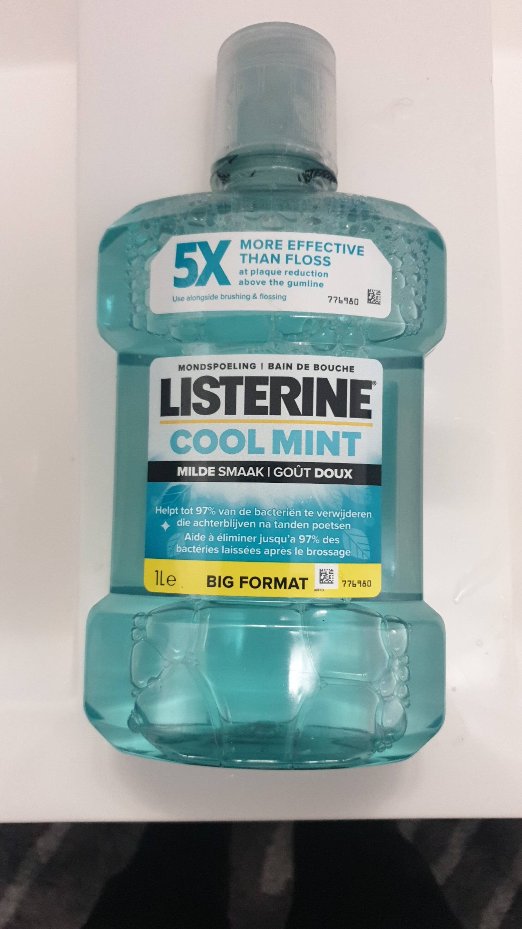 LISTERINE - Bain de bouche cool mint