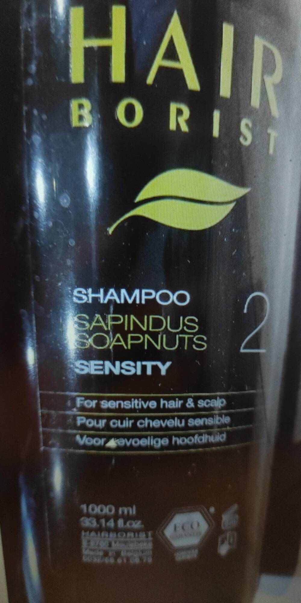 HAIR BORIST - Sapindus soapnuts - Sensity shampoo