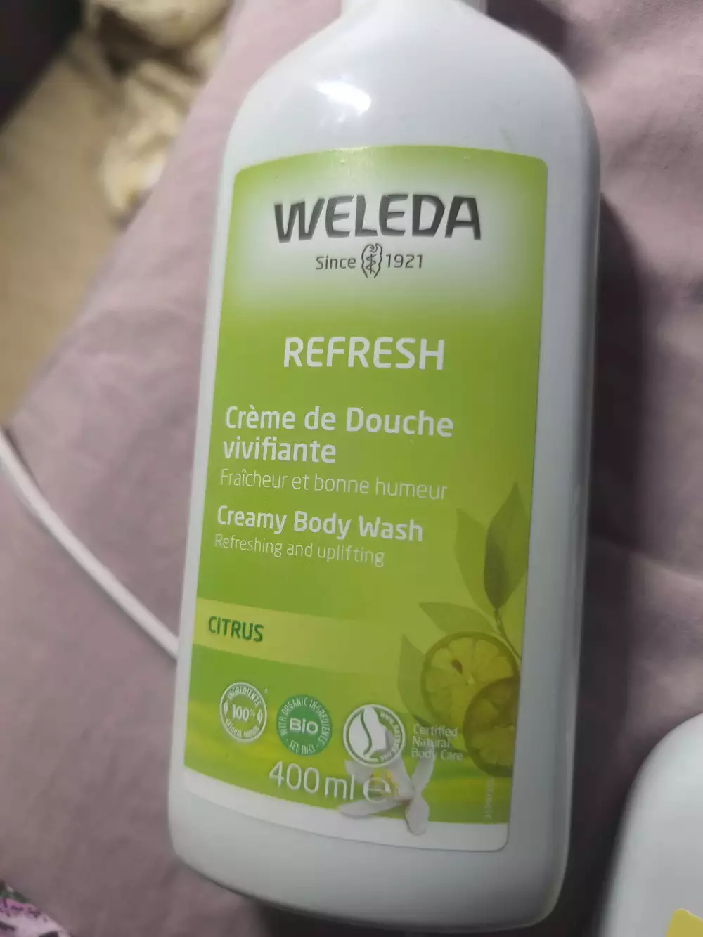 WELEDA - Refresh - Crème de douche vivifiante citrus