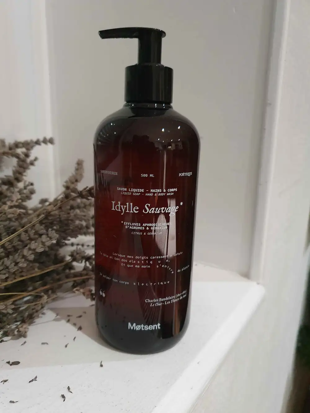 MOTSENT - Idylle sauvage - Savon liquide mains et corps