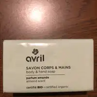 AVRIL - Savon corps & mains parfum amande