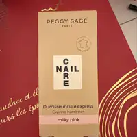 PEGGY SAGE -  Durcisseur cure express milky pink
