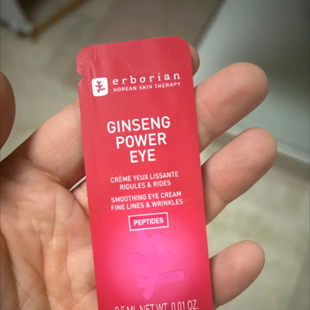 ERBORIAN - Ginseng power eye - Crème yeux lissante